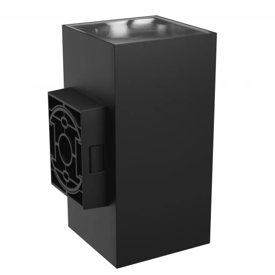TORRE 18W CCT 230V IP54 99x78x162MM CZARNY KWADRATOWA ELEWACYJNA
