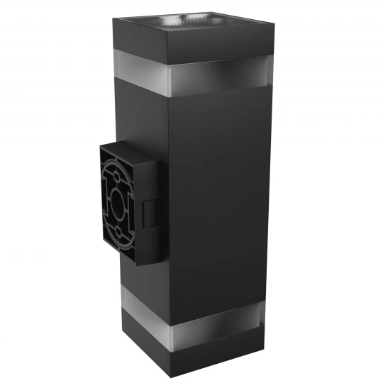 TORRE RING 18W CCT 230V IP54 99x78x240MM CZARNY KWADRATOWA ELEWACYJNA