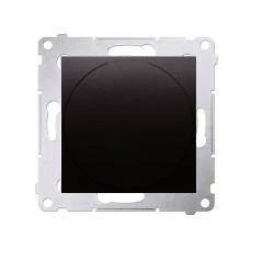 Simon 54 Ściemniacz naciskowo-obrotowy (moduł) 20–500 W czarny mat DS9T.01/49