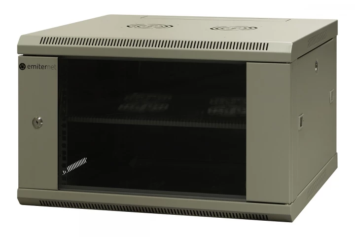 Szafa wisząca niedzielona 19&apos;&apos; 6U gł.600mm, niezmontowana, RAL 7035