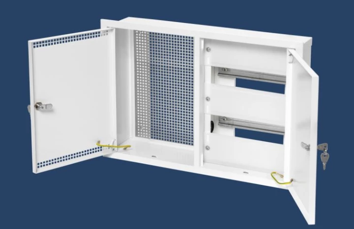 Rozdzielnica podtynkowa modułowa 2x12 + płyta montażowa IP30 stalowa MRP-24 Z