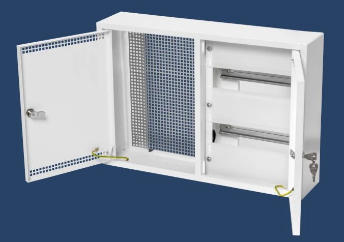 Rozdzielnica natynkowa modułowa 2x12 + płyta montażowa IP30 stalowa MRN-24 Z