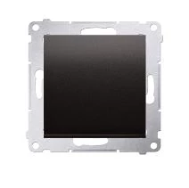 Simon 54 Łącznik krzyżowy bez piktogramu (moduł) 10AX 250V szybkozłącza czarny mat DW7.01/X/49