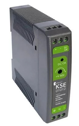 Zasilacz impulsowy KSE 01012P 230/ 12VDC 0,84A 10W na szynę DIN, Uzas: 85‑264VAC, Ta70, 17000-1542