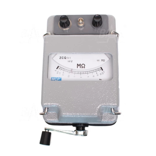 ZCQ51 Induktorowy miernik rezystancji izolacji 500V 5mA 0~100MOhm MCP