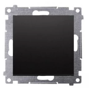 Simon 54 Łącznik schodowy bez piktogramu (moduł) 10AX 250V szybkozłącza czarny mat DW6.01/X/49