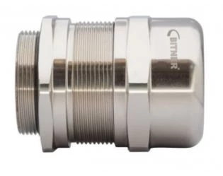 Dławnica kablowa mosiężna z nakrętką EMC M50x1,5 IP68 BiT DN-EMC /zestaw kompletny/ DN5001EMC