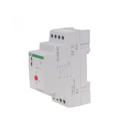 Przekaźnik kontroli poziomu cieczy z regulacją czułości 16A 1-100kOhm 230V AC PZ-828 RC B
