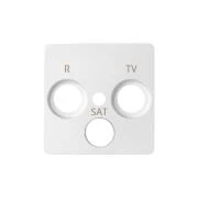 Simon 82 Pokrywa gniazda antenowego RD/TV/SAT biała 82037-30