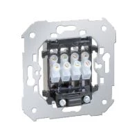 Simon 82 Gniazdo głośnikowe pojedyncze/ podwójne z 4 zaciskami mechanizm 75801-39