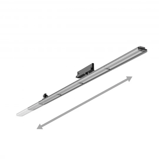 Oprawa oświetleniowa OPTIBAR CCT 12-42W CCT 230V 90st IP20 Ra90 1200x60x90mm czarny 5 lat gwarancji