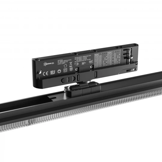 Oprawa oświetleniowa OPTIBAR CCT 12-42W CCT 230V 90st IP20 Ra90 1200x60x90mm czarny 5 lat gwarancji