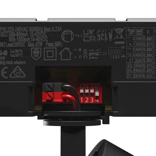 ARTEMIDA MINI 6,5-20W NW 230V 36°, 60° IP20 Ra90 75x78x110 CZARNY – Regulowana oprawa oświetleniowa LED
