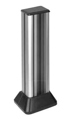 Simon Connect Minikolumna ALC jednostronna 10xK45 anozdyzowane aluminium/ szary grafit ALC315/8/14