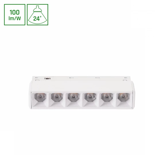 SYSTEM SHIFT BASIC - GRID XS OPRAWA LINIOWA 110MM 6W 4000K BIAŁY
