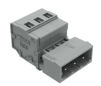 Wtyk MCS-MIDI Classic 3-biegunowy szary raster 5mm 231-603/018-000 /100szt./