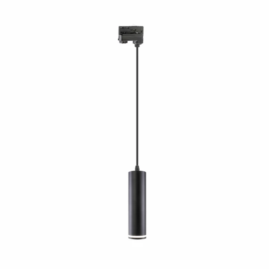 MADARA MINI RING GU10 ZWIS NA SZYNOPRZEWÓD 3F 230V IP20 fi55*200mm CZARNY kabel 1m