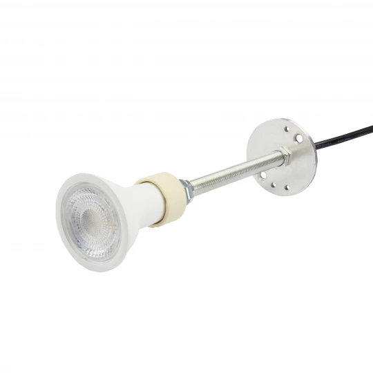 MADARA MINI RING GU10 ZWIS NA SZYNOPRZEWÓD 3F 230V IP20 fi55*200mm CZARNY kabel 1m