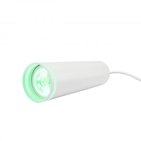 MADARA MINI II GU10 ZWIS NA SZYNOPRZEWÓD 3F 230V IP20 fi55*200mm BIAŁY kabel 1m