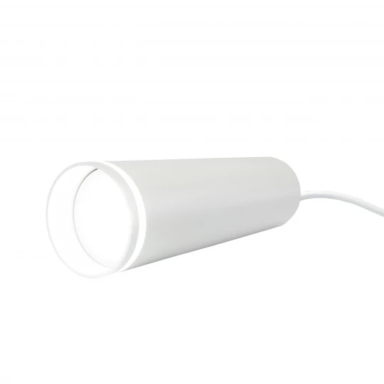 MADARA MINI II GU10 ZWIS NA SZYNOPRZEWÓD 3F 230V IP20 fi55*200mm BIAŁY kabel 1m