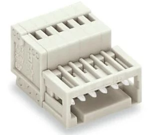 Wtyk MCS-MICRO 4-biegunowy jasnoszary raster 2,5mm 733-364 /200szt./