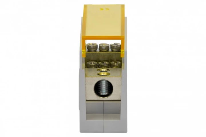 Blok rozdzielczy VBR 250A-6 (1x35 / 6x16) Al/Cu - żółty