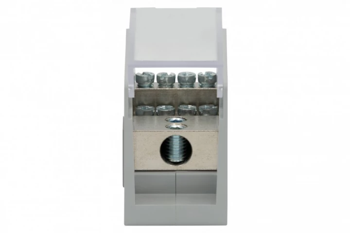 Blok rozdzielczy VBR 300A-8 (1x50 / 8x16) Al/Cu - szary