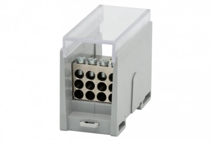Blok rozdzielczy VBR 300A-12 (1x50 / 12x10) Al/Cu - szary