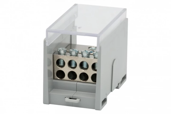 Blok rozdzielczy VBR 400A-8 (1x50 / 8x25) Al/Cu - szary