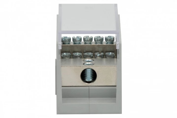 Blok rozdzielczy VBR 400A-10 (1x50 / 10x16) Al/Cu - szary
