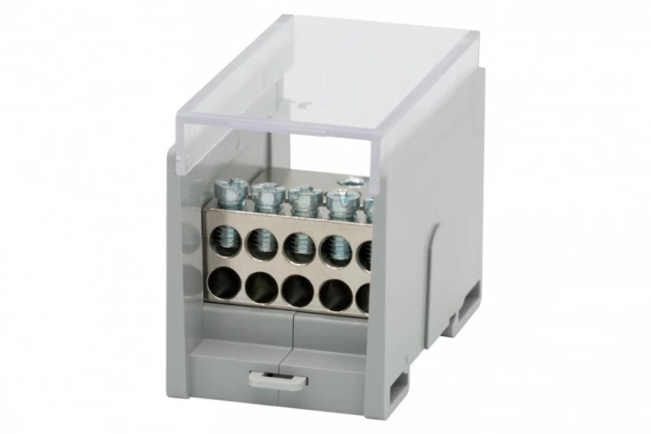 Blok rozdzielczy VBR 400A-10 (1x50 / 10x16) Al/Cu - szary