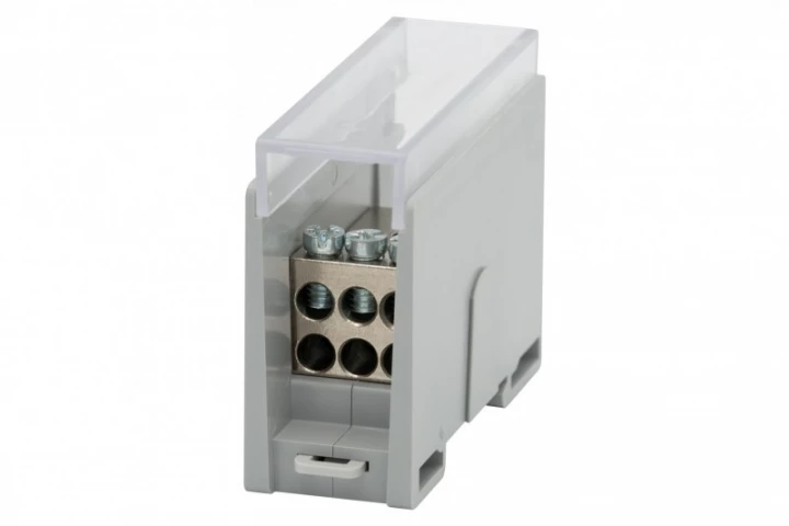 Blok rozdzielczy VBR 250A-6 (1x35 / 6x16) Al/Cu - szary