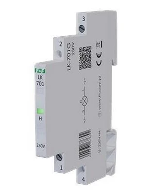 Lampka kontrolna zasilania 1/3S 1xLED zielona LK-701G