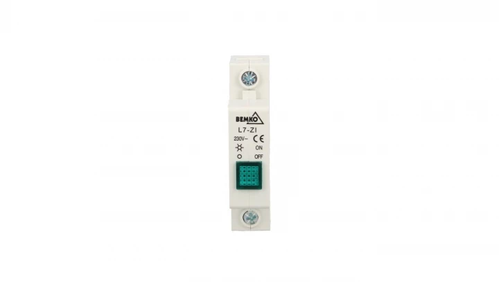 Lampka modułowa L7 zielona 230V A15-L7-ZI