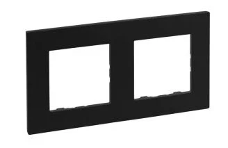 Niloe Step Ramka podwójna 2x czarny 863592