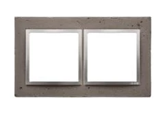 Simon 54 Nature Ramka podwójna beton - MOKRA ROBOTA DRN2/96