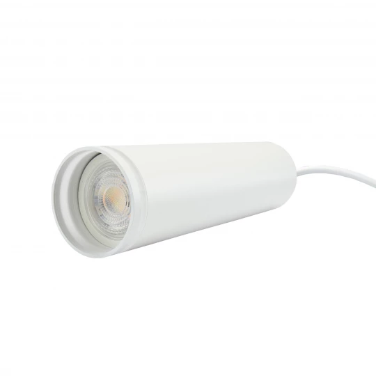 MADARA MINI RING GU10 ZWIS BAZA 230V IP20 fi55*200mm BIAŁY kabel 1m