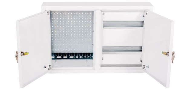 Rozdzielnica modułowa 2x12 natynkowa teletechniczna 4x gniazdo simplex 8x TV SK-TEL-NAT-WSPÓLNA