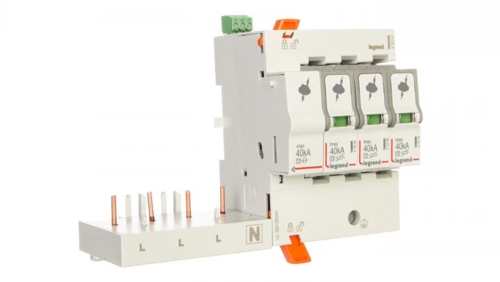 Ogranicznik przepięć C Typ 2 3P+N 40kA 1,7kV blokowy ON 300 412267