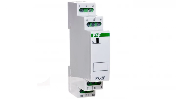 Przekaźnik instalacyjny 3P 8A 110V AC/DC PK-3P-110V