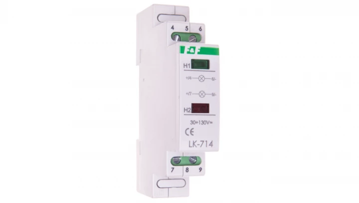 Lampka modułowa dwustanowa 30-130V AC/DC LK-714-30-130V