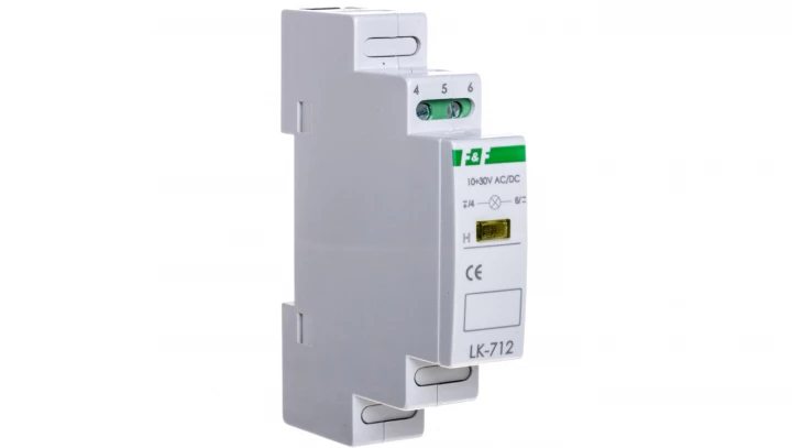 Lampka modułowa 1-fazowa żółta 10-30V AC/DC LK-712Y-10-30V