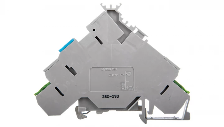 Złączka do elementów wykonawczych zasilająca z PE 2,5mm2 280-593