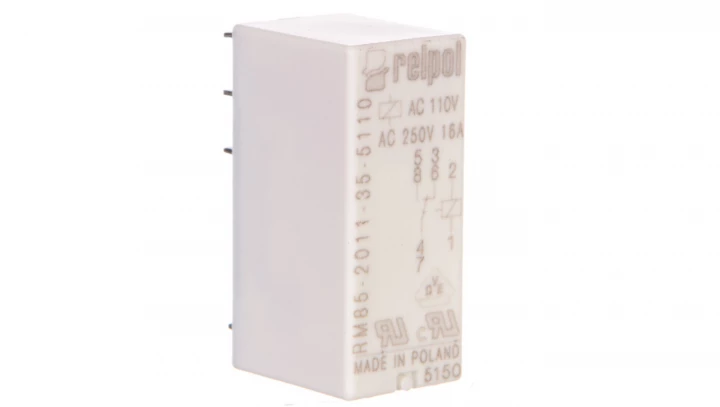 Przekaźnik miniaturowy 1P 16A 110V AC PCB RM85-2011-35-5110 604654