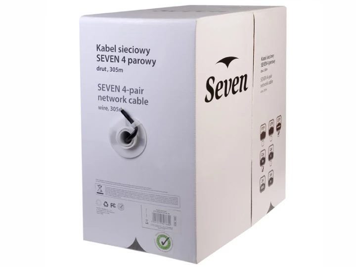 KABEL KOMPUTEROWY UTP5e CU+ŻEL ŻELOWANY -ZIEMNY SEVLAN 15888