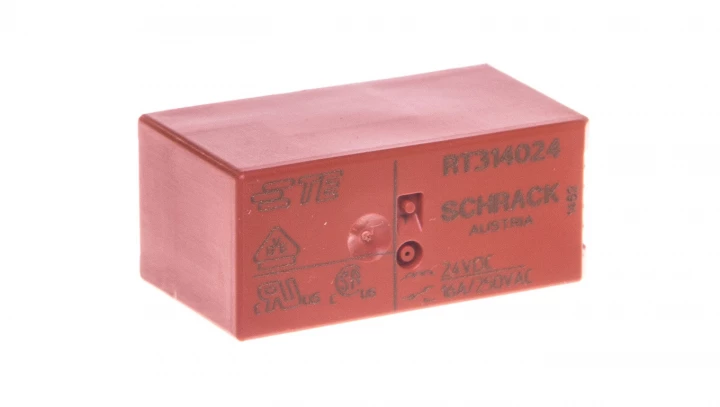 Przekaźnik przemysłowy 1P 3A 24V DC 15mm LZX:RT314024