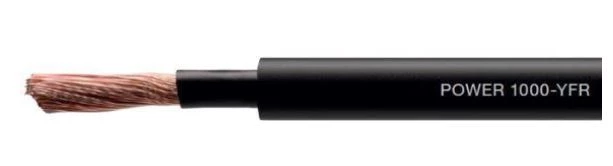 Przewód zasilający POWER 1000-YFR 1x35 uniepalniony czarny 0,6/1kV 18191055