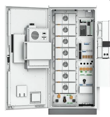 Kompletny magazyn energii AELIO-B100 szafa cabinetowe C&I ESS, pojemność 100kWh, technologia LFP SOLAX