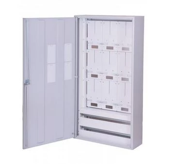 Szafka (Rozdzielnia) 9-licznikowa 3F 76 modułów IP 30 Stalowa uniwersalna UNI SYSTEM 750-1450-250 L
