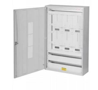 Szafka 6-licznikowa 3F 108 modułów IP 30 Stalowa uniwersalna UNI SYSTEM 750-1200-250 LM